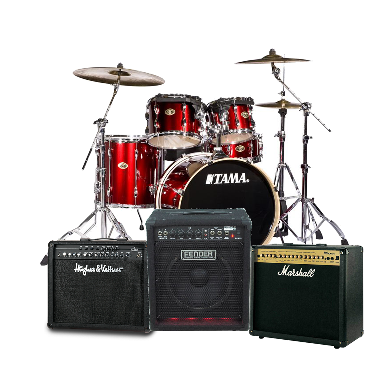 Set Backline Completo sencillo (combos 100 w.)