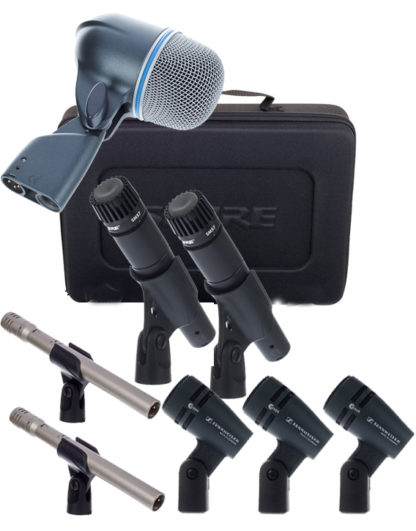 Set micros para batería PRO (8 micros + Cableado + Pies y pinzas)