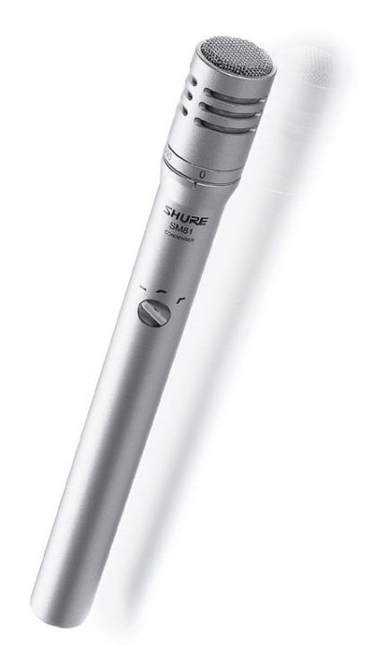 Shure SM81 + Pie + Cable (Micrófono de condensador pequeño diafragma) - Imagen 2