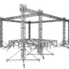 truss, estructuras e iluminación