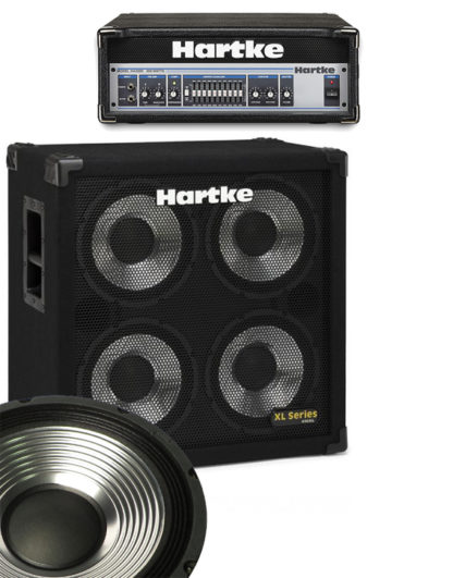 Cabezal + Pantalla 410: Hartke 3500